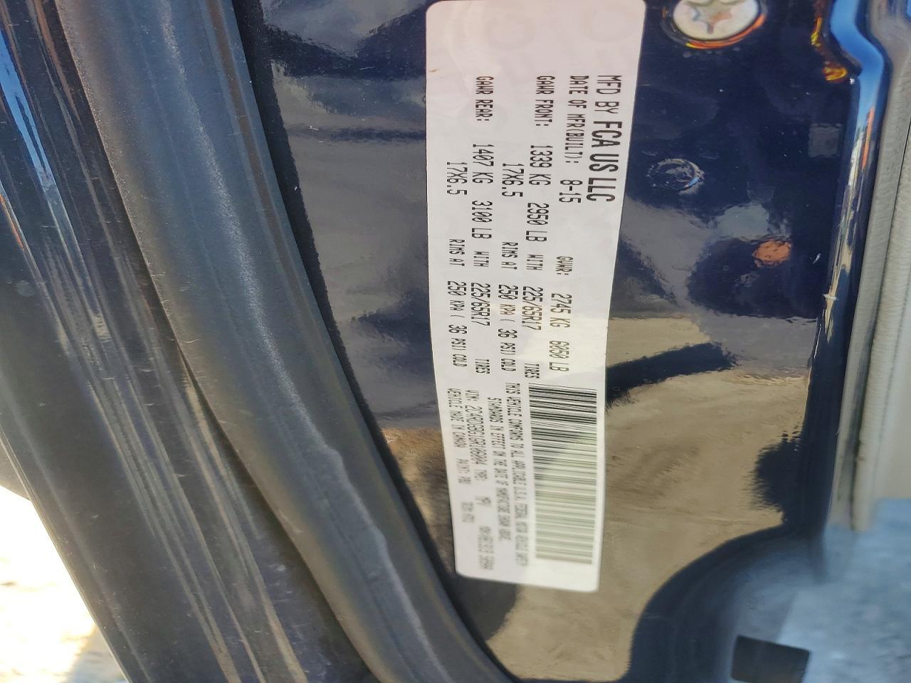 2016 DODGE GRAND CARAVAN