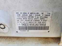 2002 HONDA ACCORD