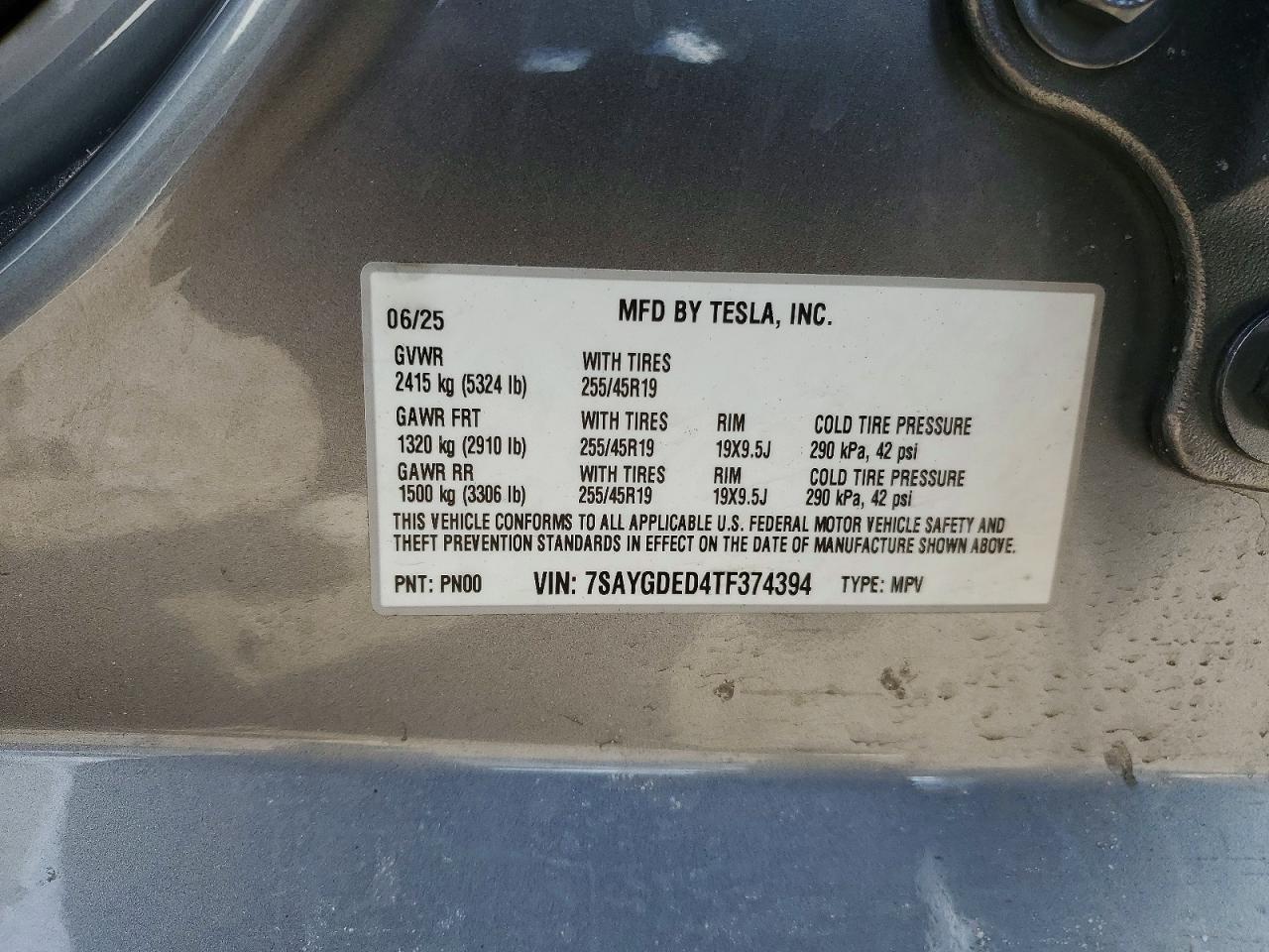 2026 TESLA MODEL Y