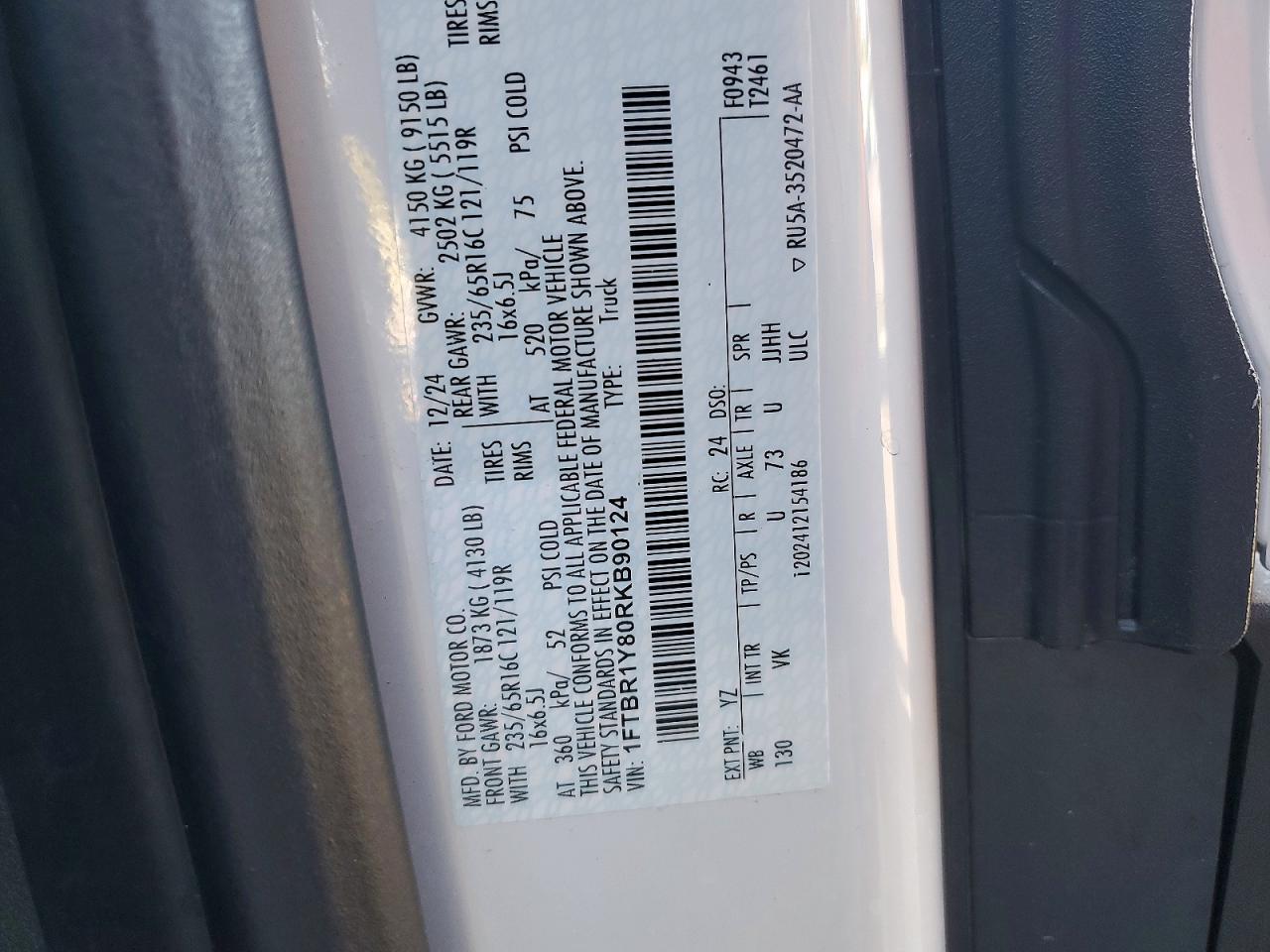 2024 FORD Transit