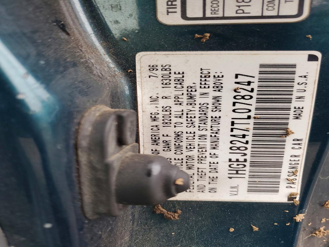 1996 HONDA CIVIC