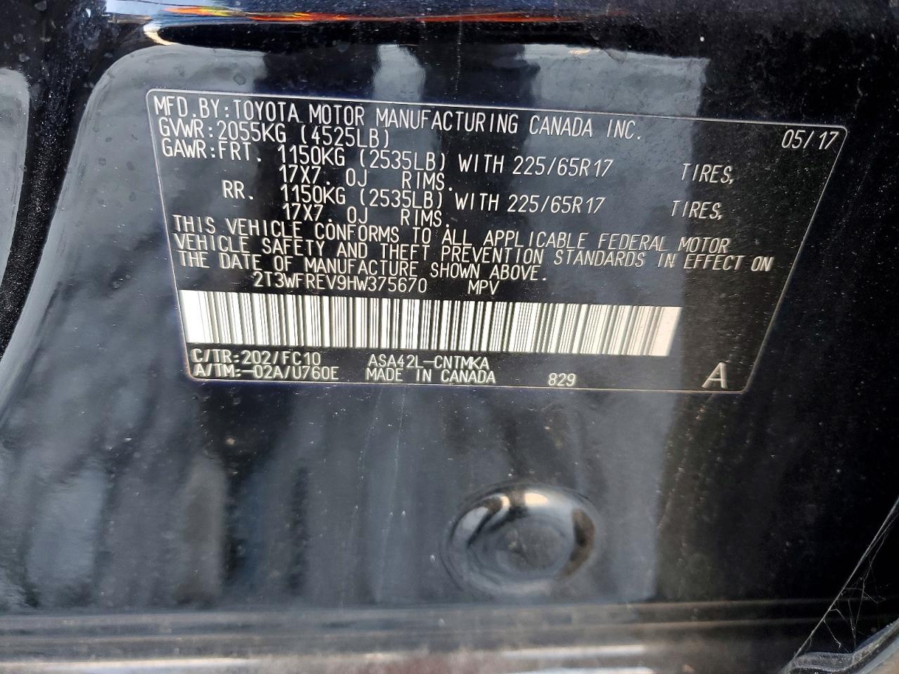 2017 TOYOTA RAV4