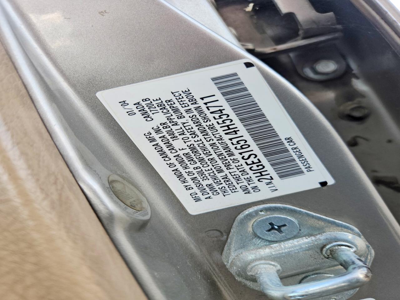 2004 HONDA CIVIC