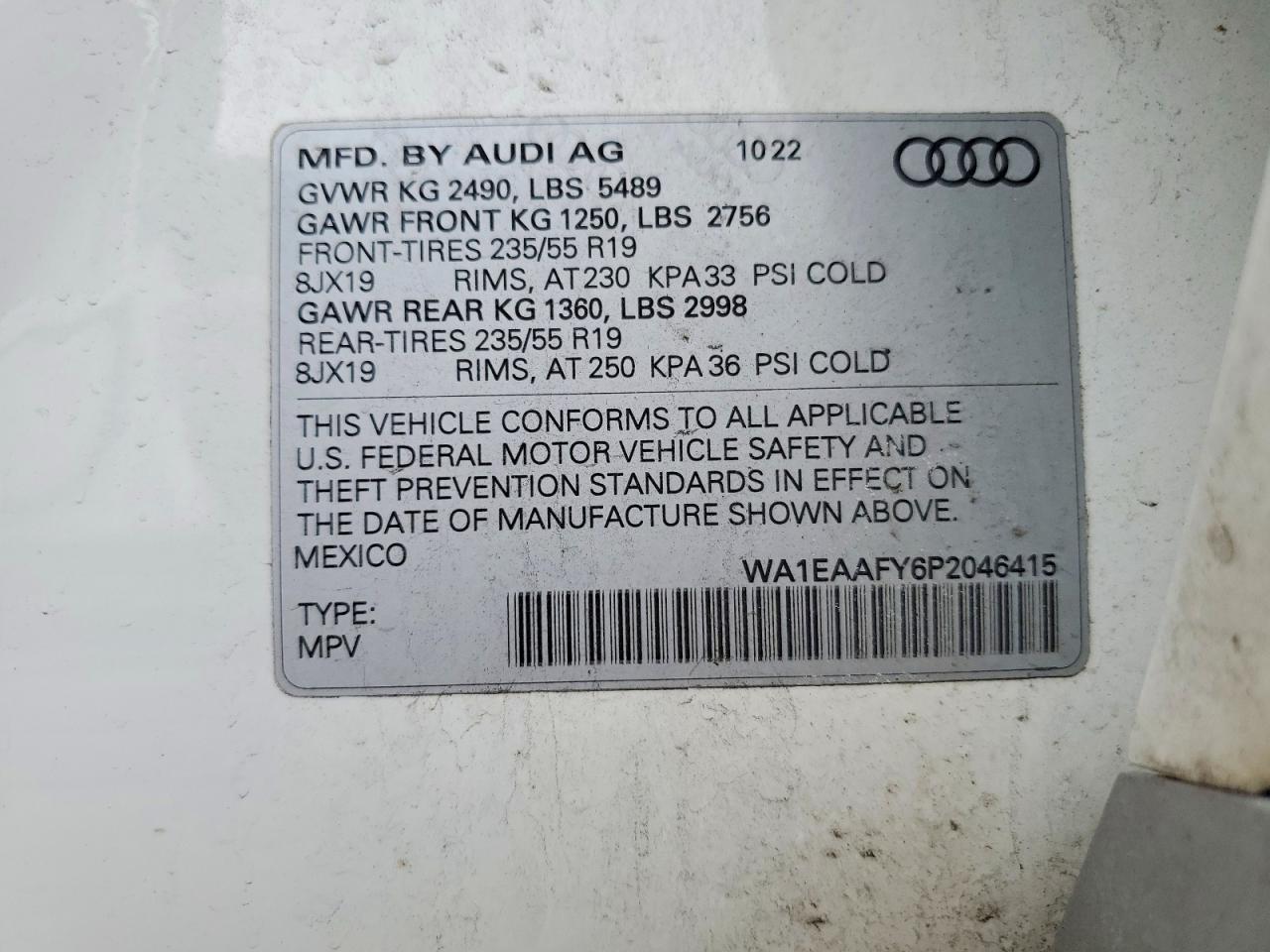 2023 AUDI Q5