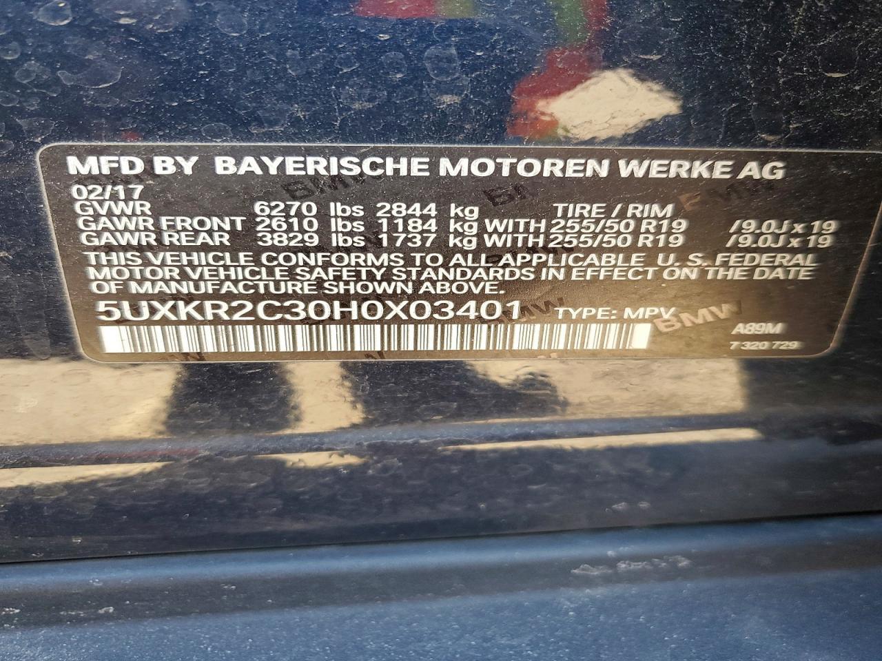 2017 BMW X5