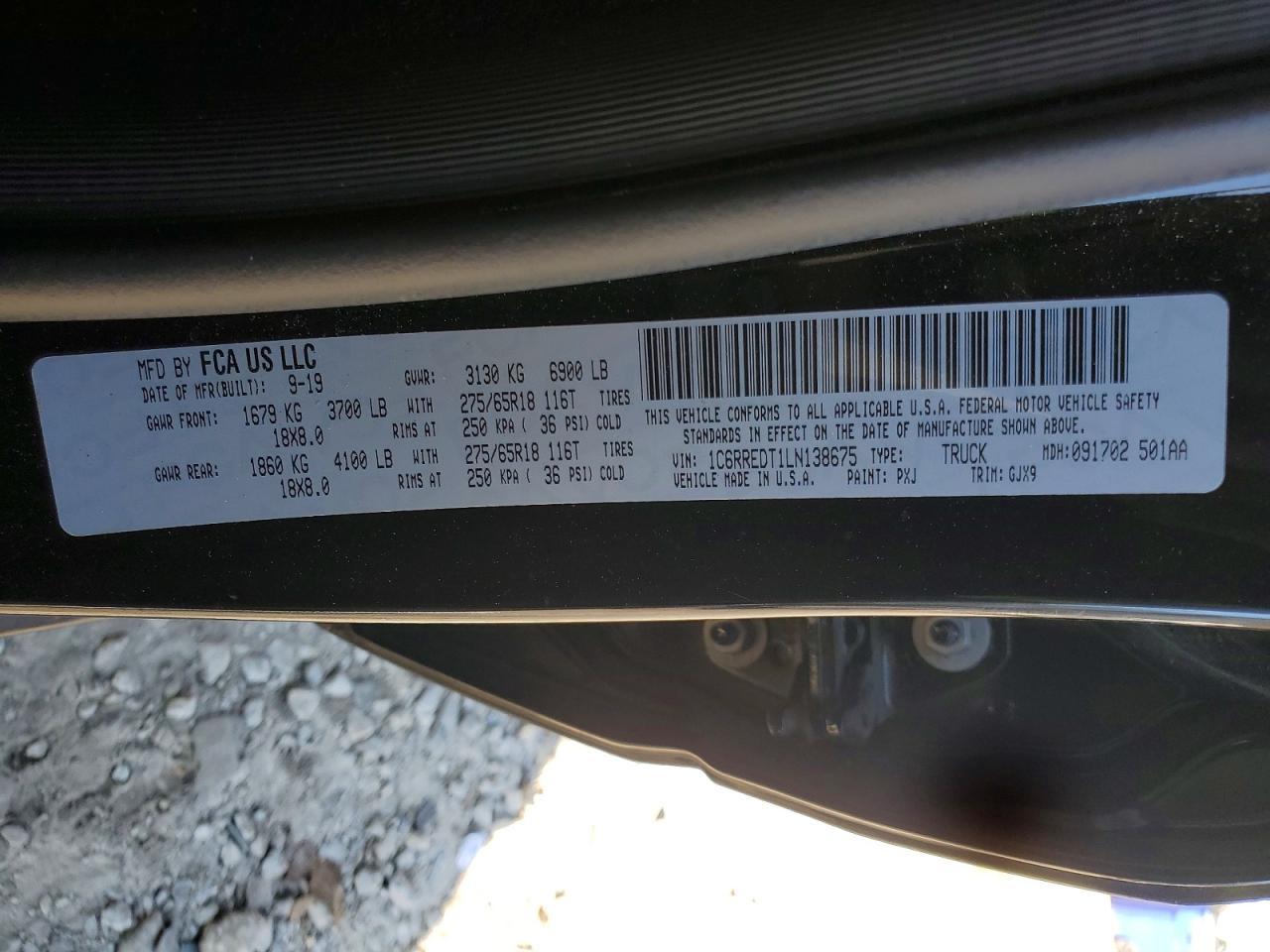2020 RAM 1500