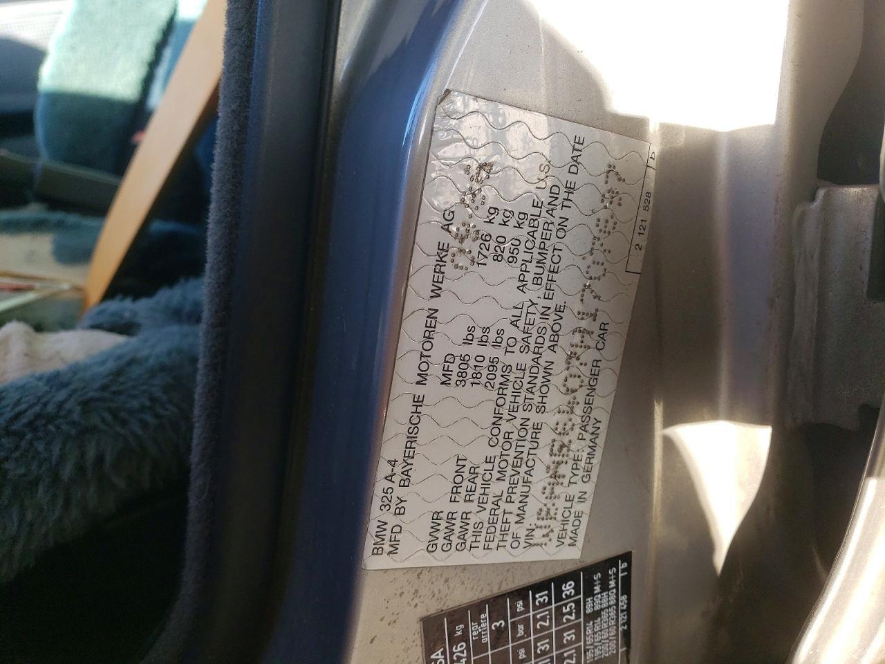 1987 BMW 3 SERIES