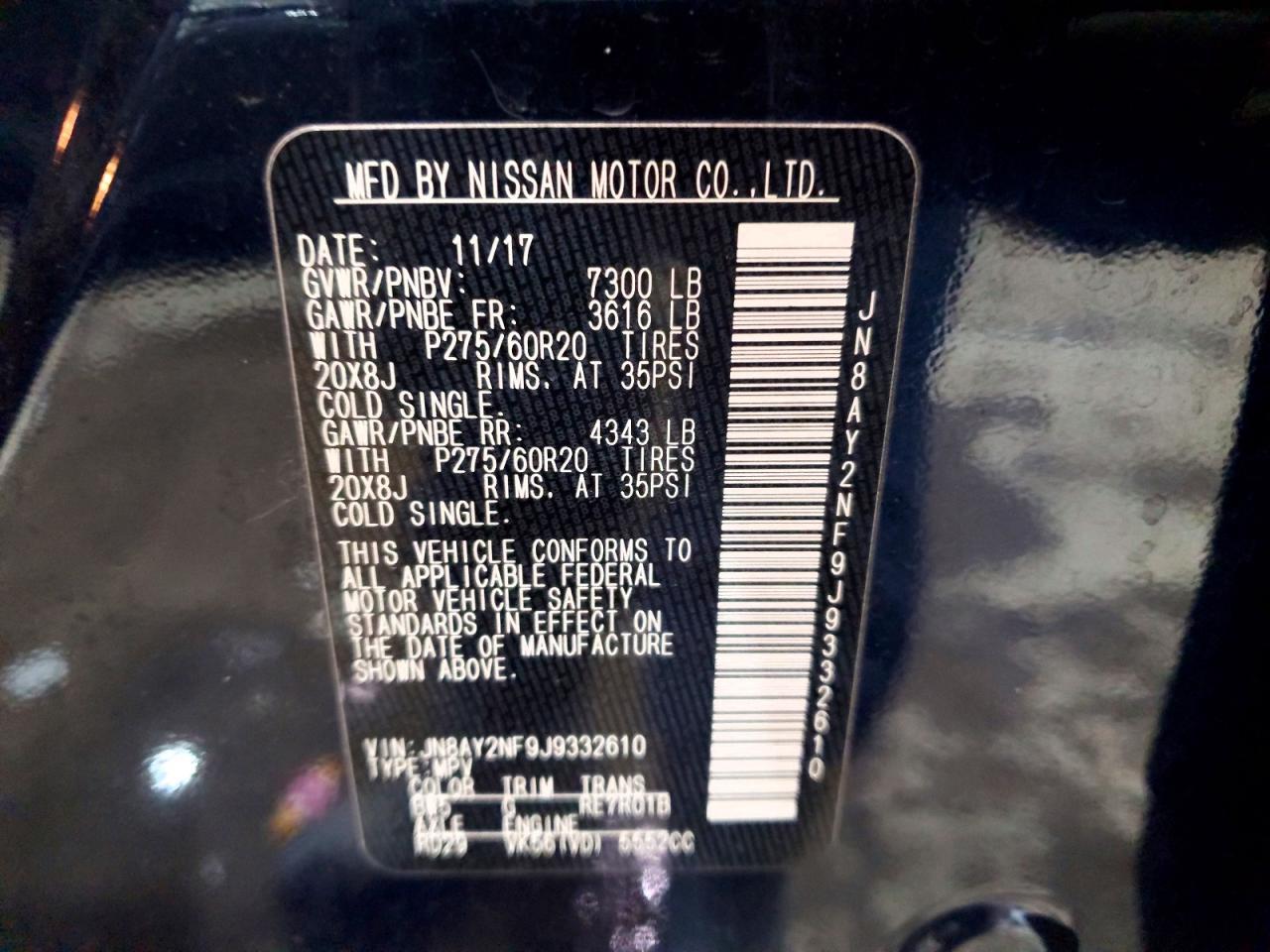 2018 NISSAN Armada