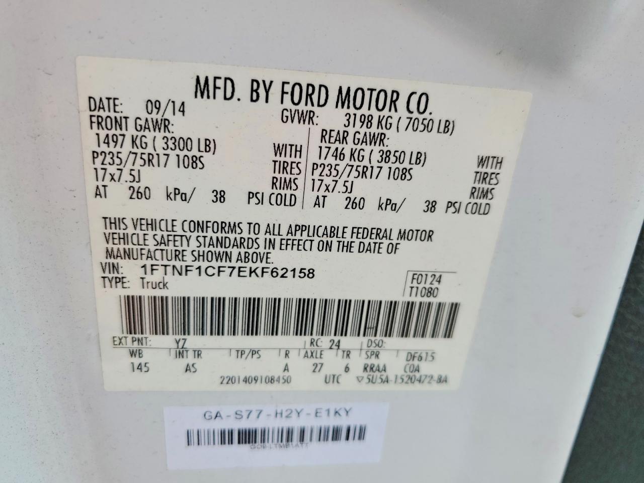 2014 FORD F-150