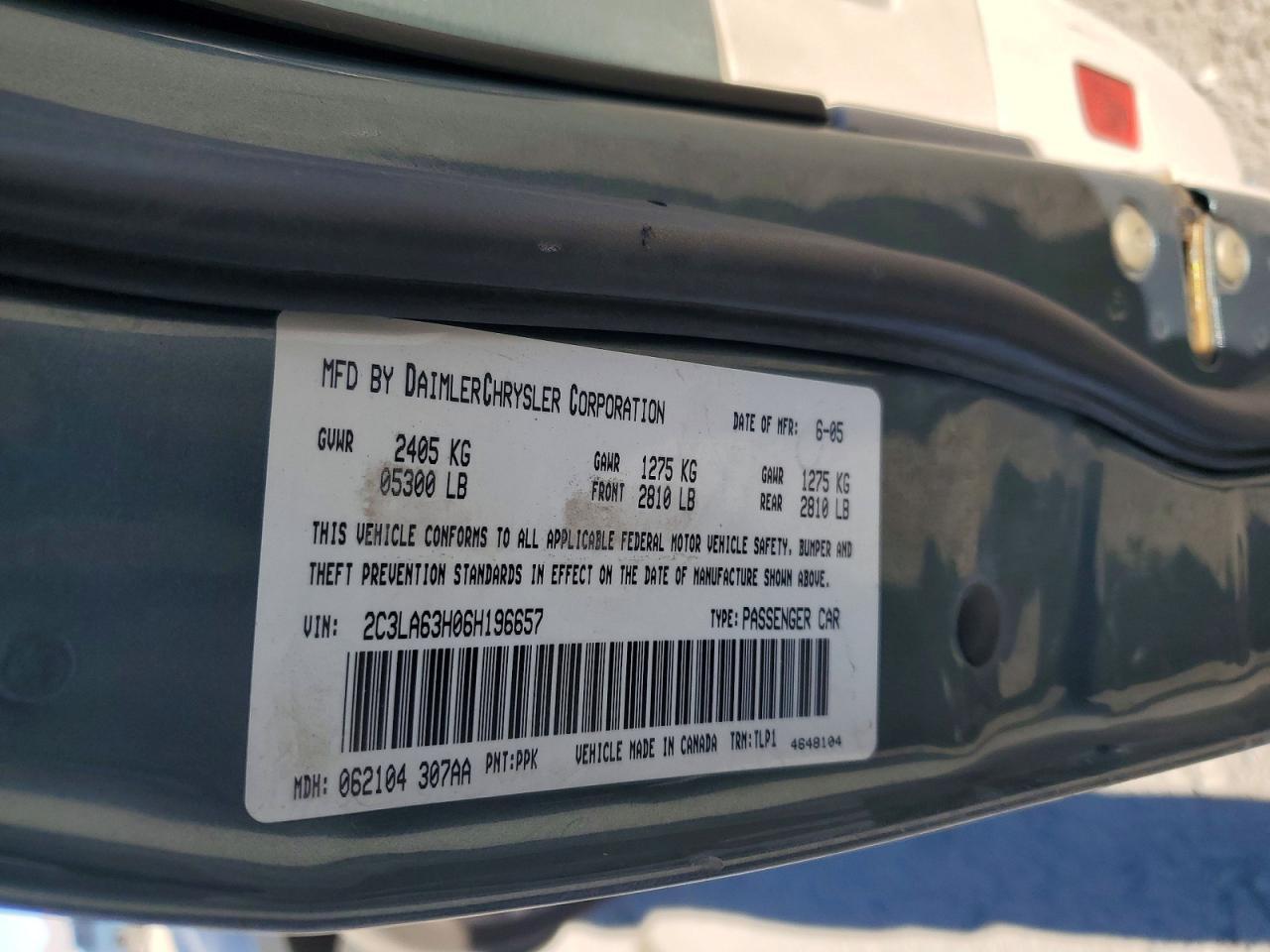 2006 CHRYSLER 300