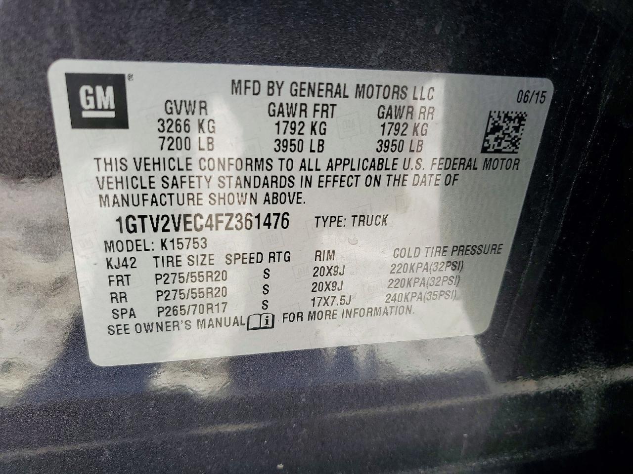 2015 GMC Sierra