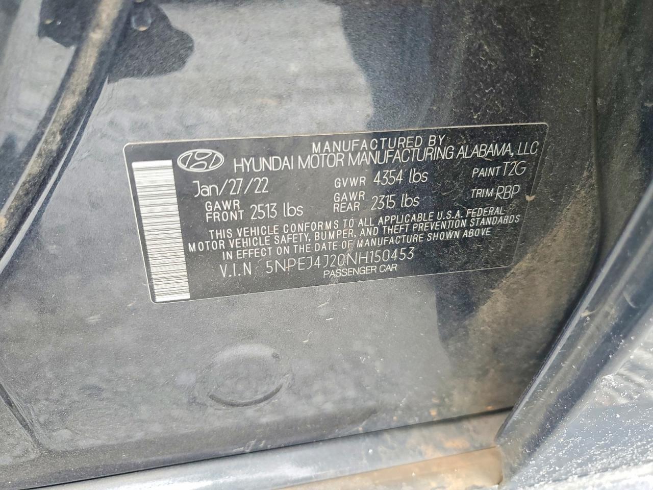 2022 HYUNDAI SONATA