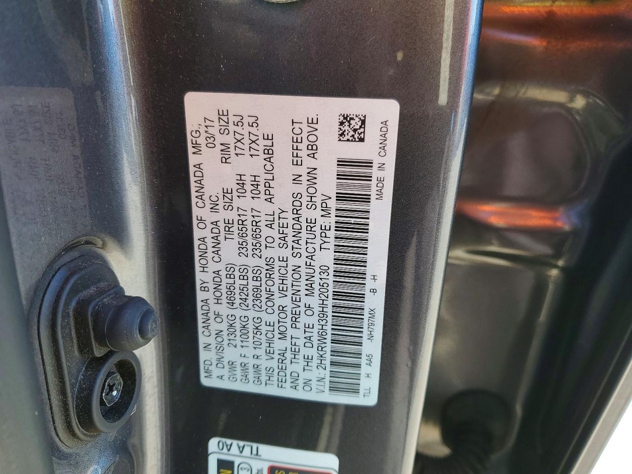 2017 HONDA CR-V