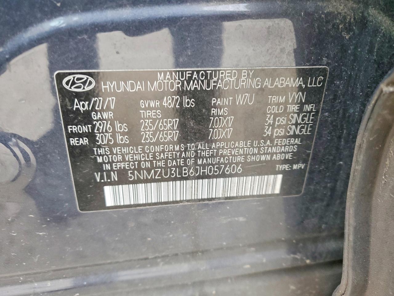 2018 HYUNDAI SANTA FE