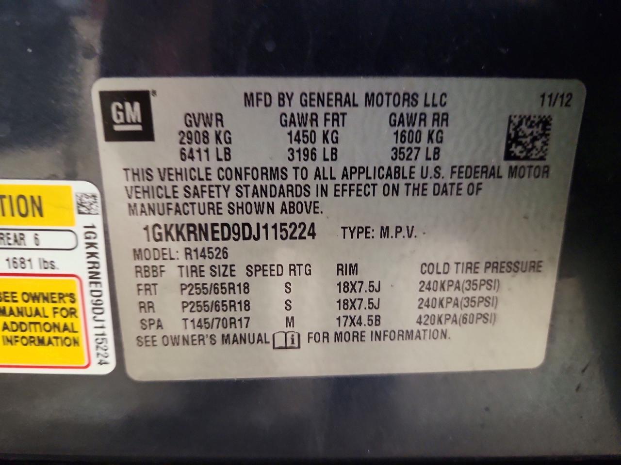 2013 GMC ACADIA