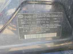 2011 HYUNDAI SONATA