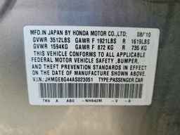 2010 HONDA FIT