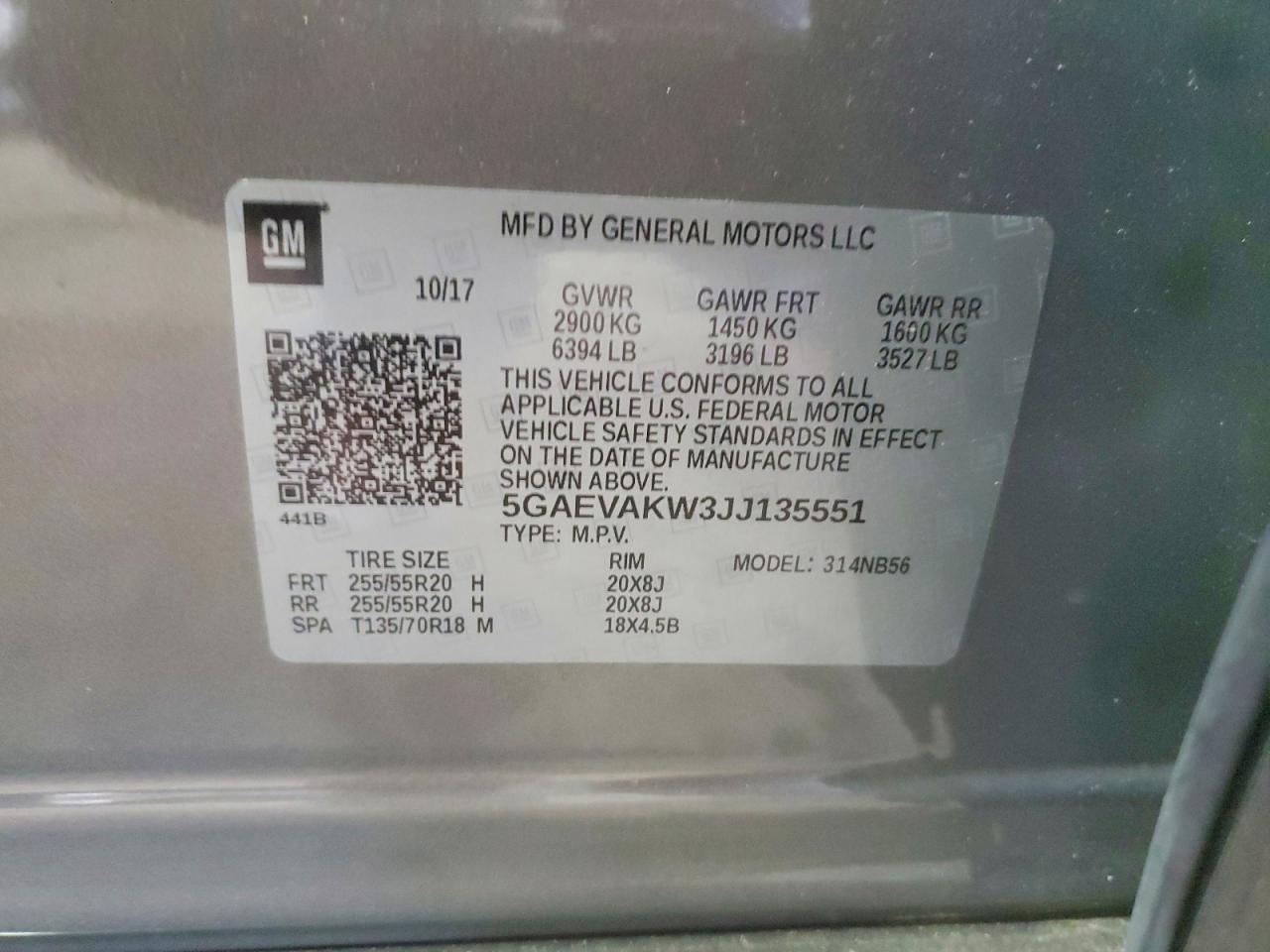 2018 BUICK ENCLAVE
