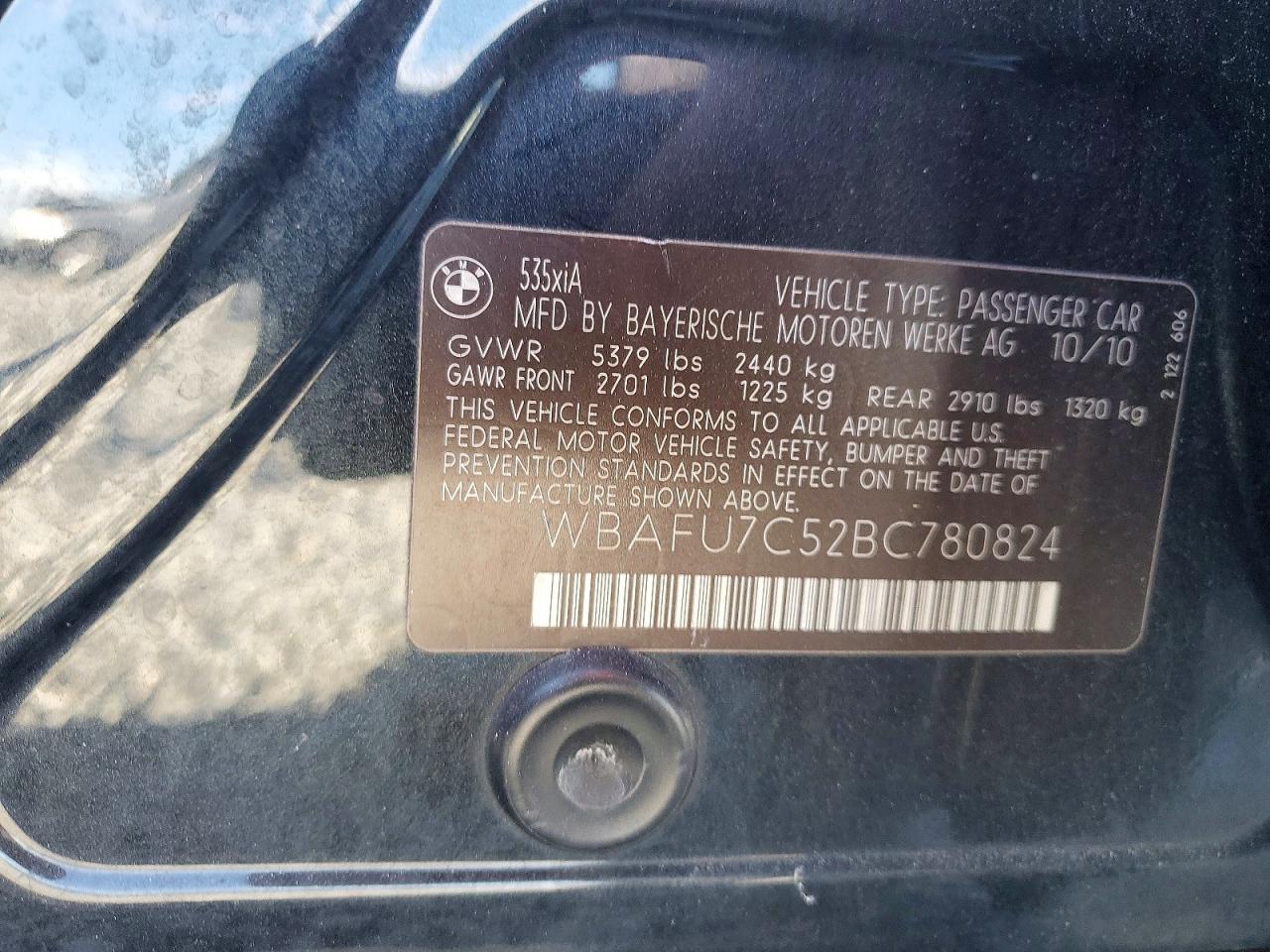 2011 BMW 5 series