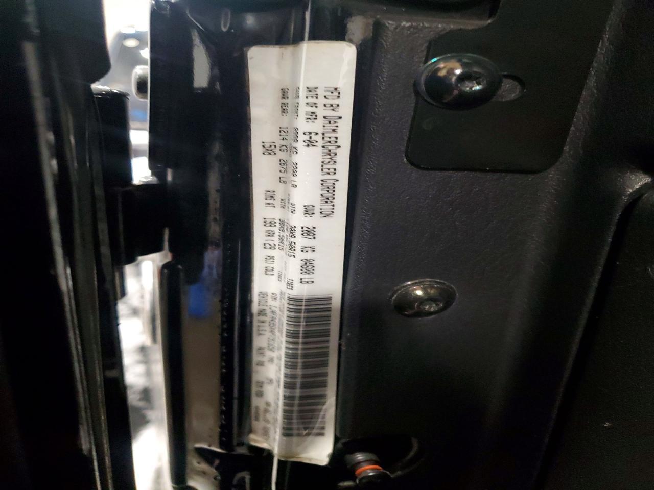 2004 JEEP WRANGLER
