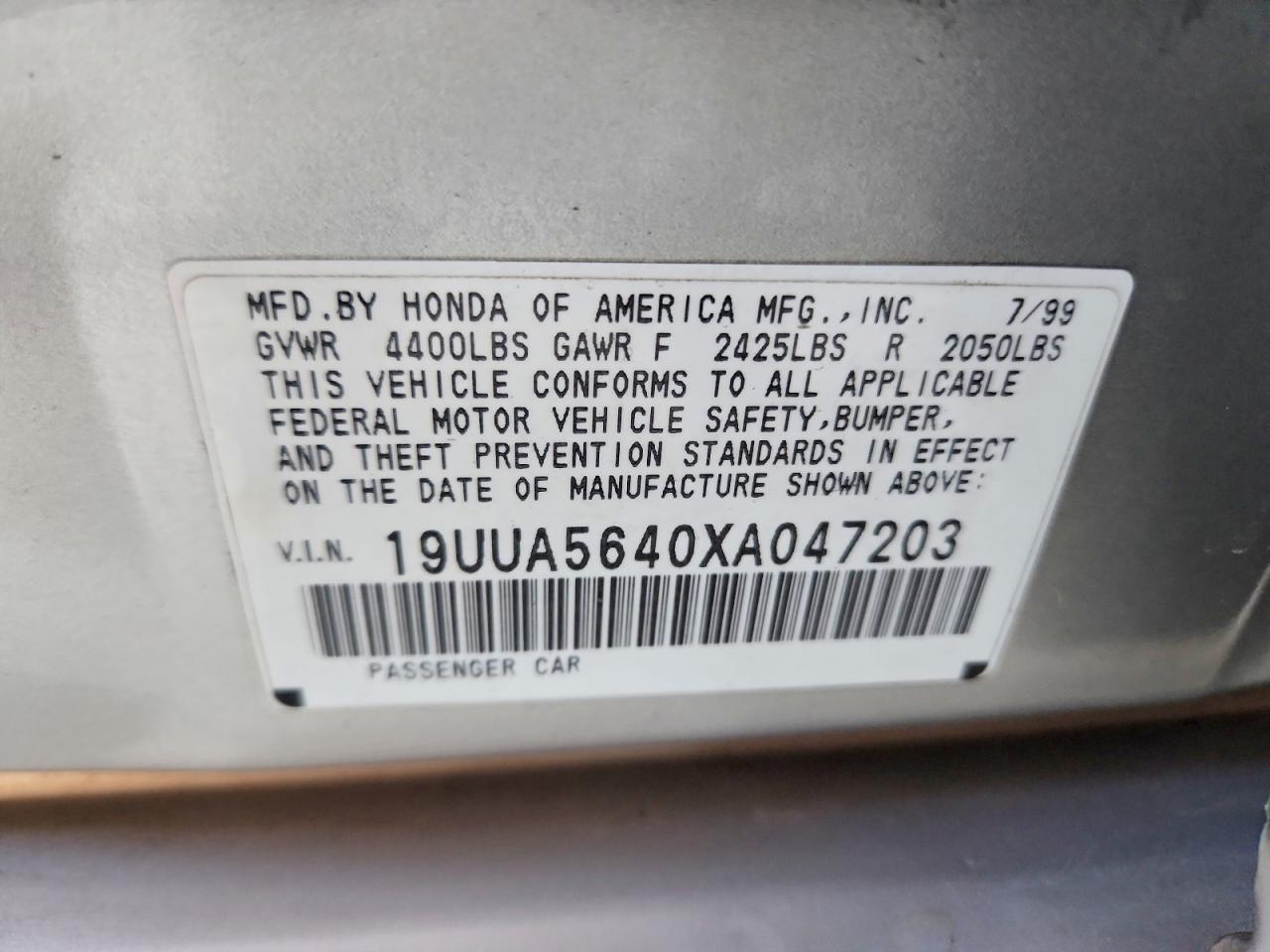 1999 ACURA TL