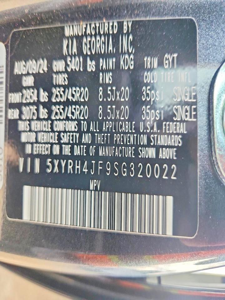 2025 KIA SORENTO