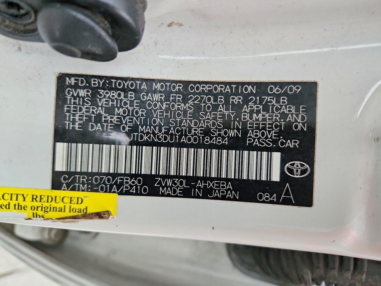2010 TOYOTA PRIUS