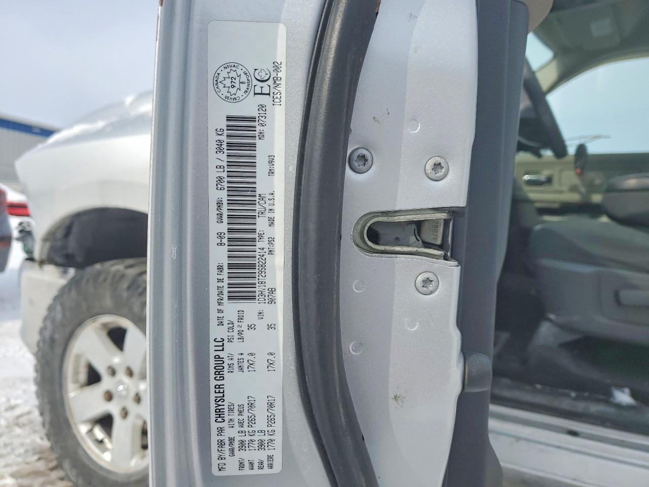 2009 DODGE RAM 1500