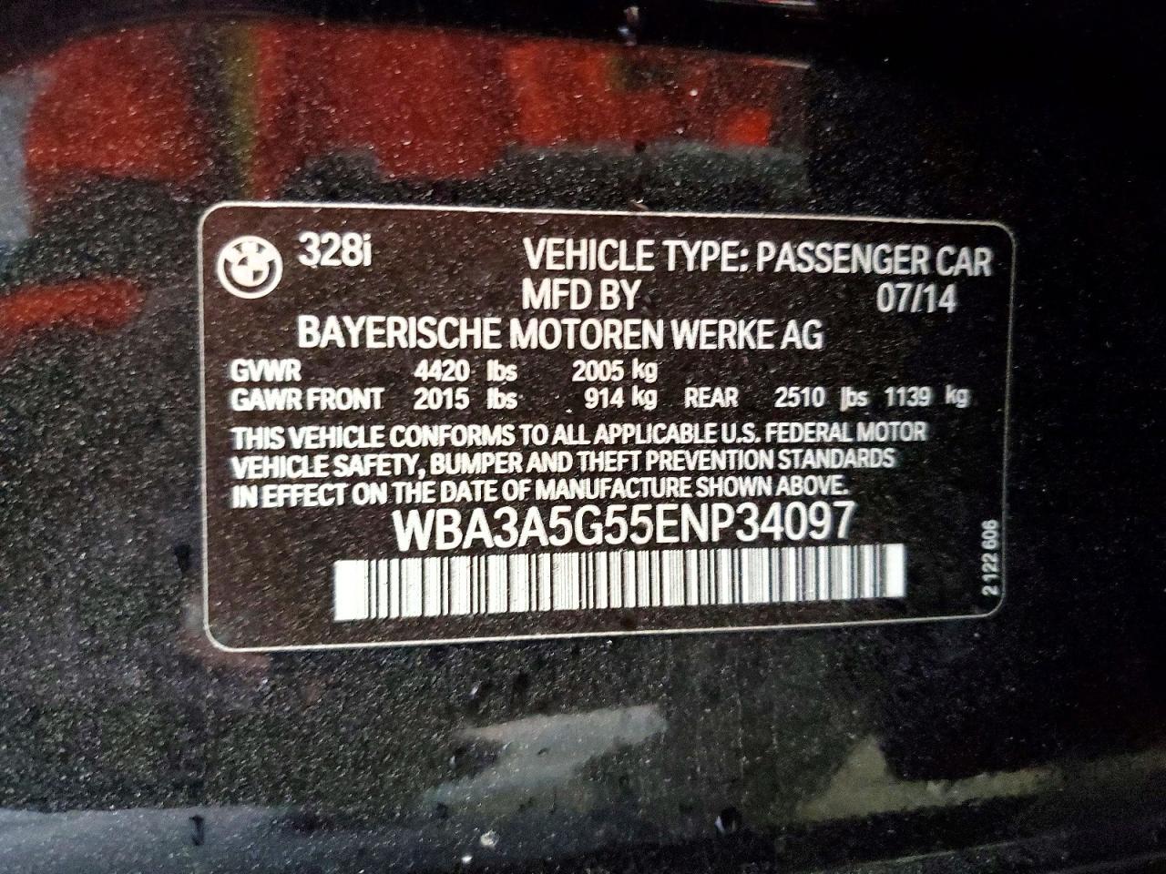 2014 BMW 3 SERIES