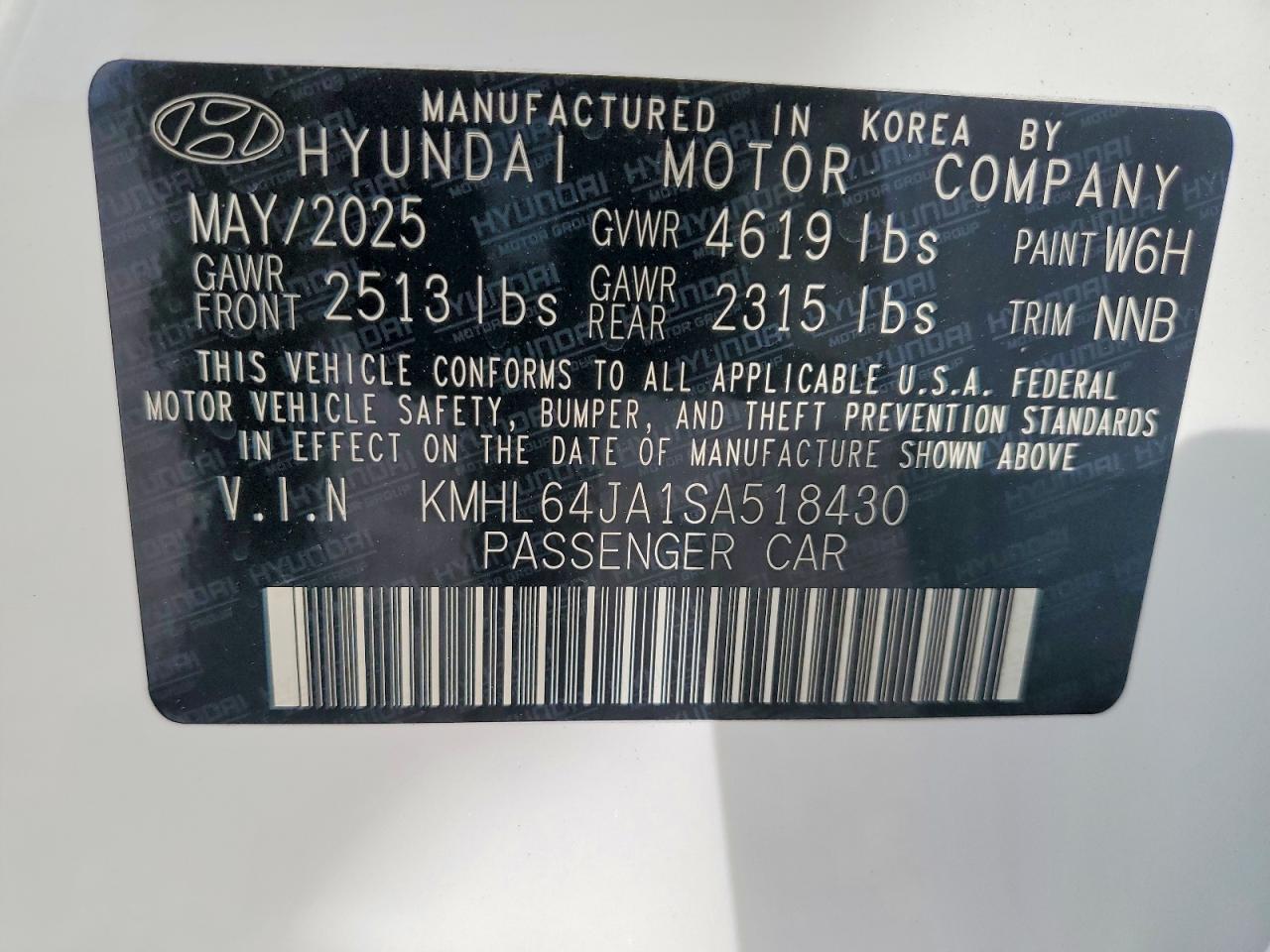 2025 HYUNDAI SONATA