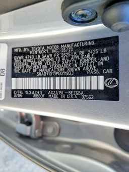 2023 LEXUS ES 250
