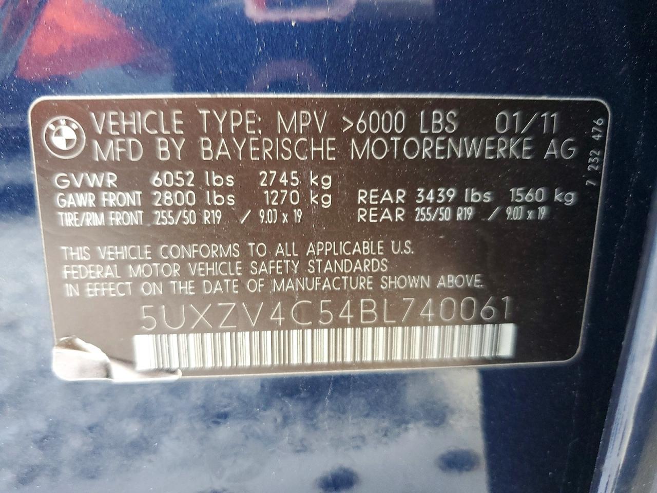 2011 BMW X5