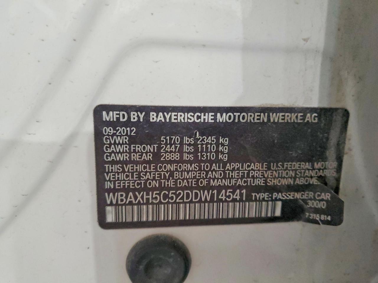 2013 BMW 5 series