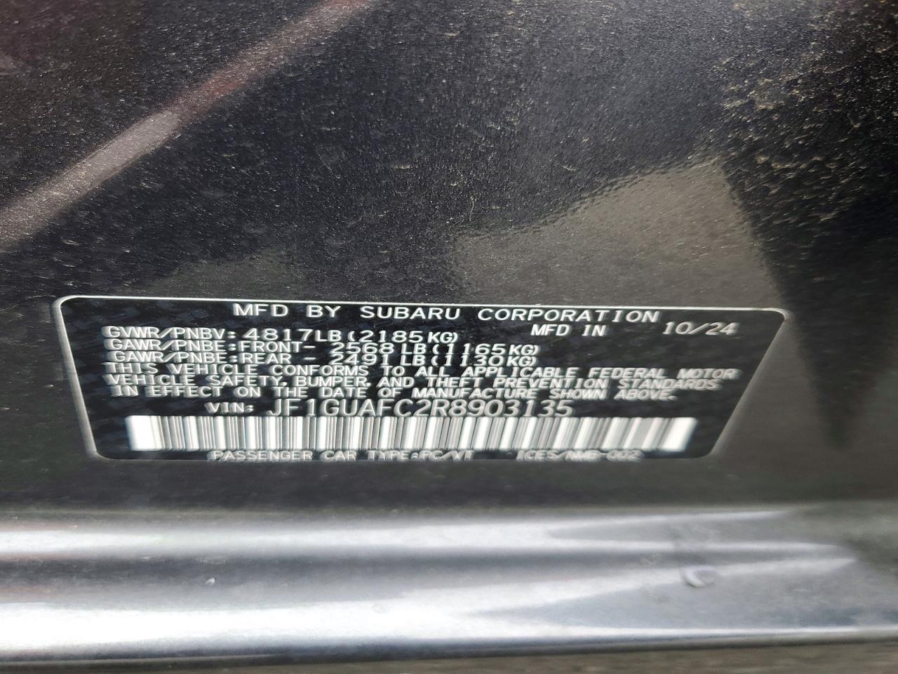 2024 SUBARU IMPREZA