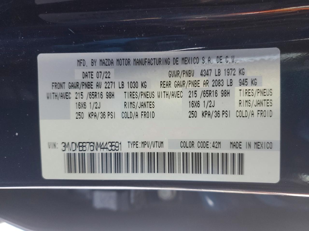 2022 MAZDA CX-30