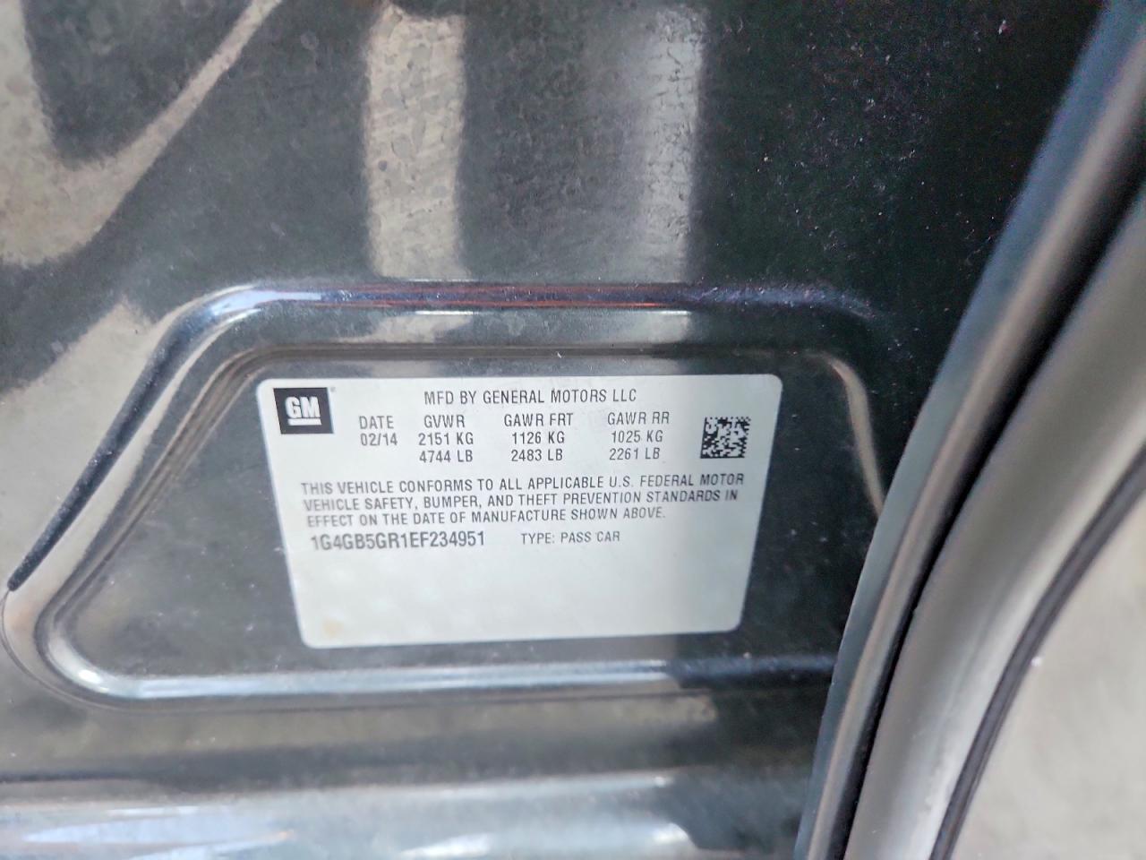 2014 BUICK LACROSSE