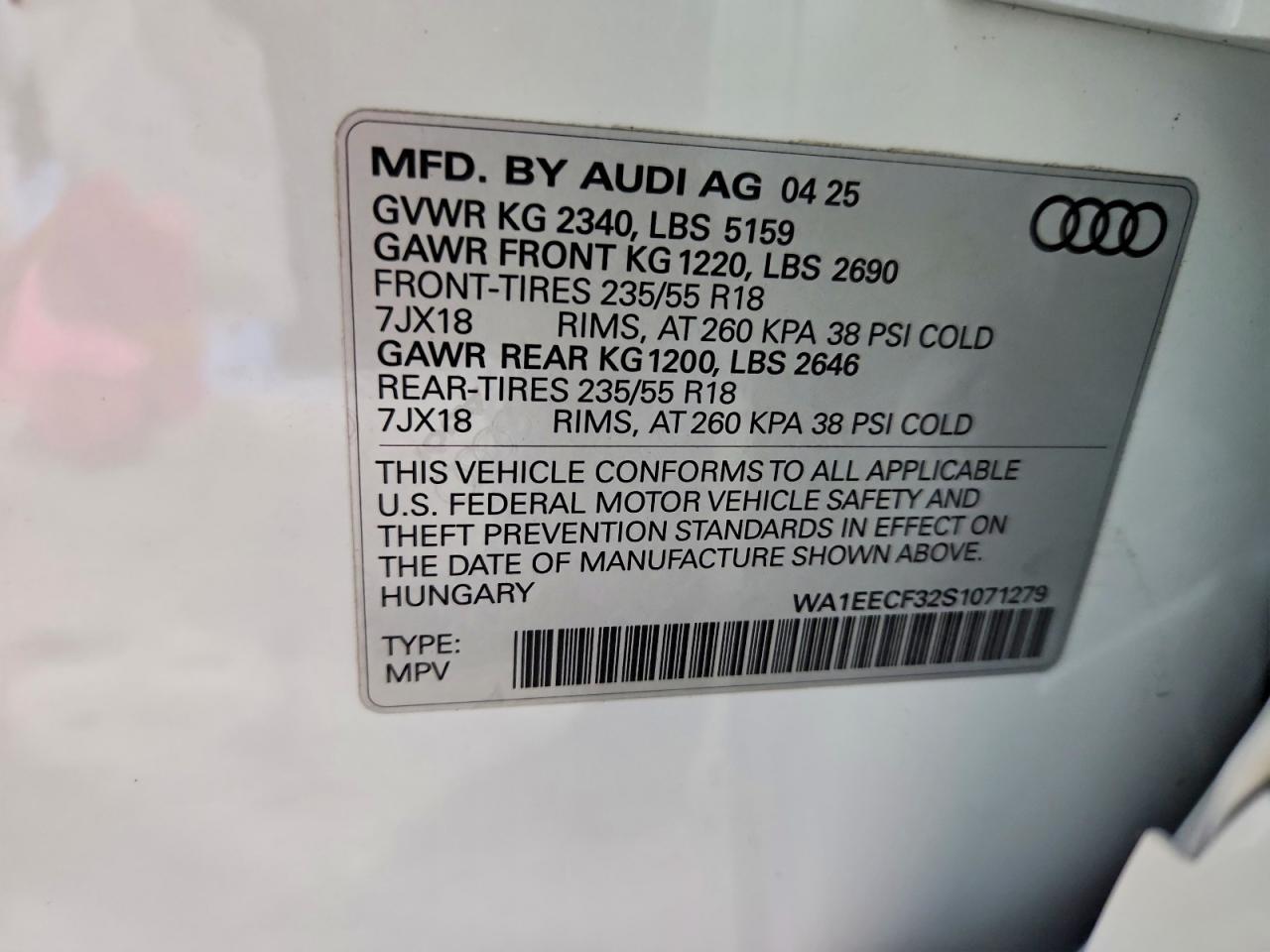 2025 AUDI Q3