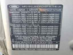 2005 LAND ROVER
