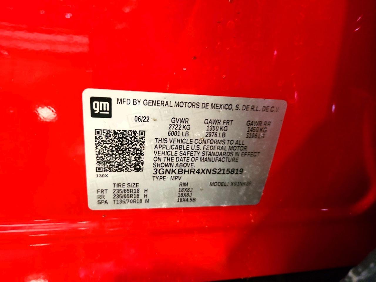 2022 CHEVROLET BLAZER