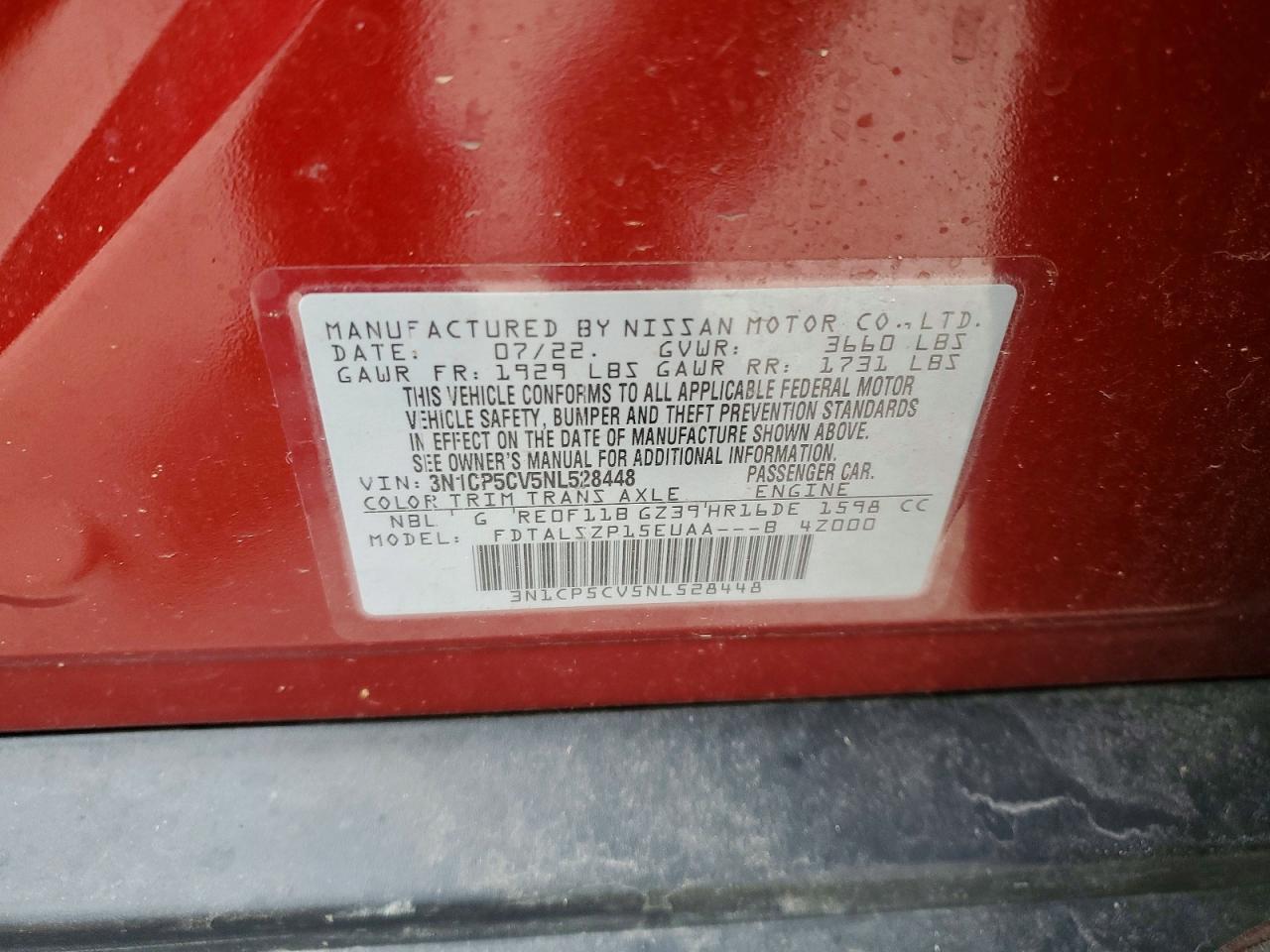 2022 NISSAN KICKS