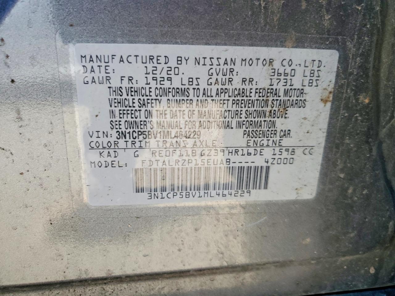 2021 NISSAN KICKS