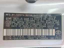 2016 TOYOTA COROLLA