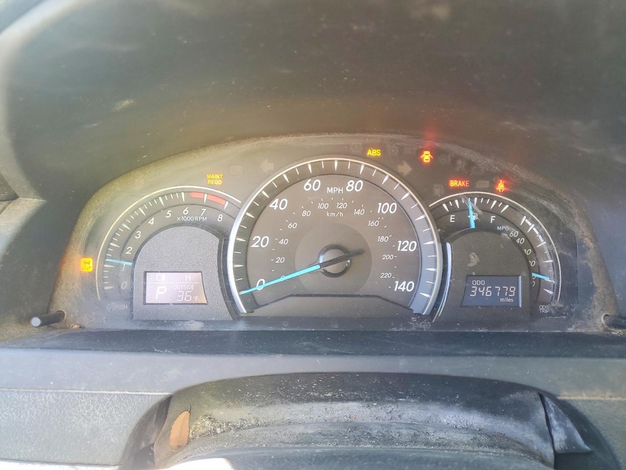 2012 TOYOTA CAMRY