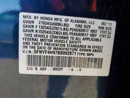 2011 HONDA PILOT