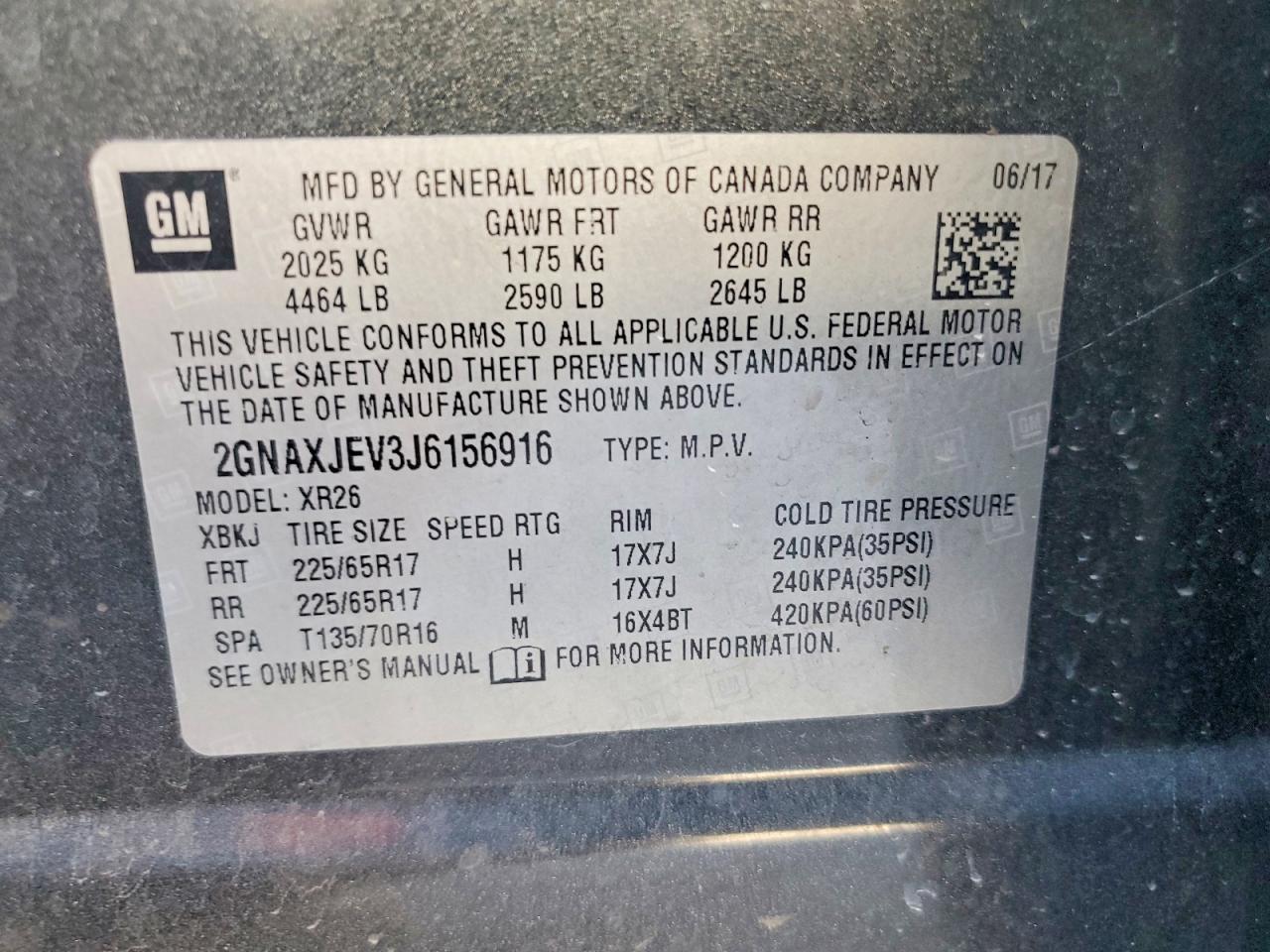 2018 CHEVROLET EQUINOX