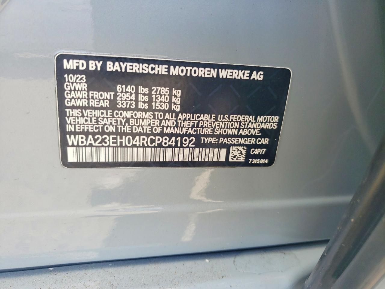 2024 BMW 7 series