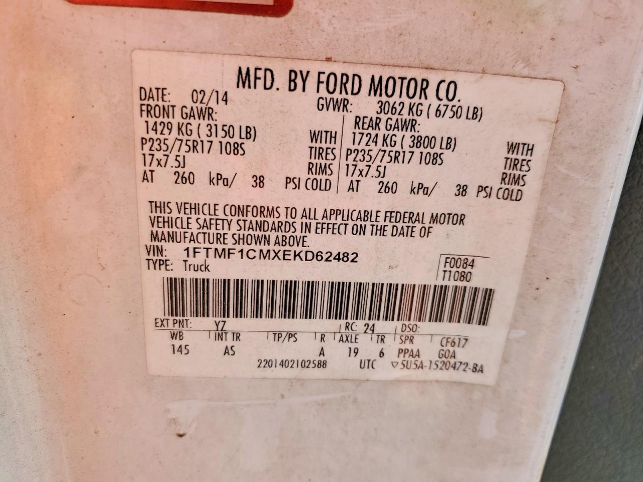 2014 FORD F-150
