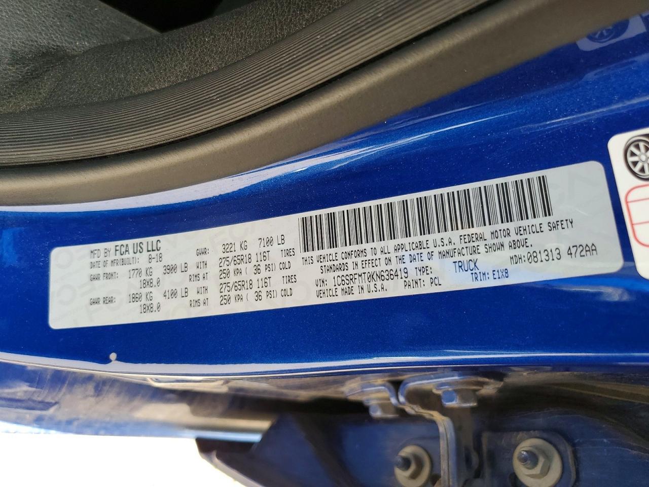 2019 RAM 1500