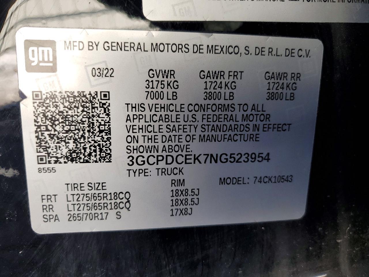 2022 CHEVROLET Silverado
