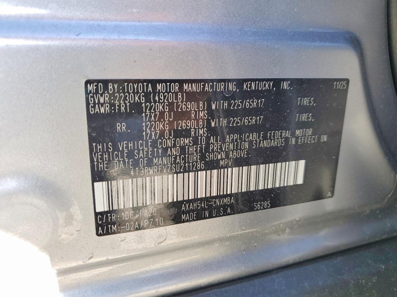 2025 TOYOTA RAV4